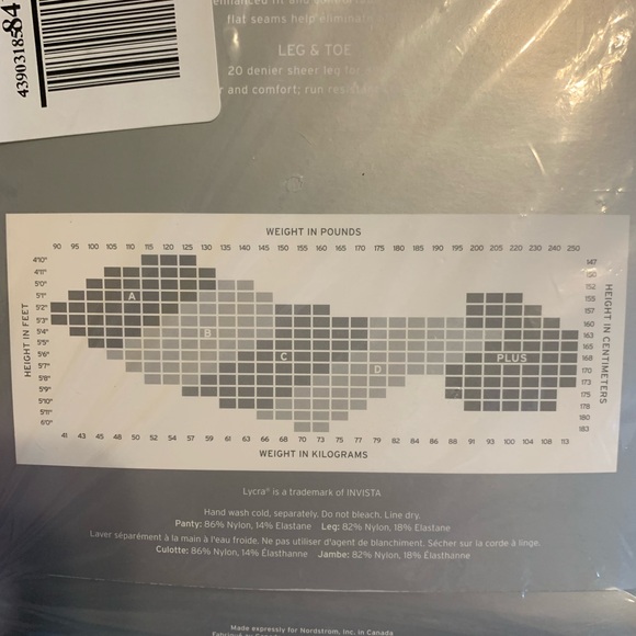 Control Top Sheer Nude Pantyhose - Picture 3 of 4